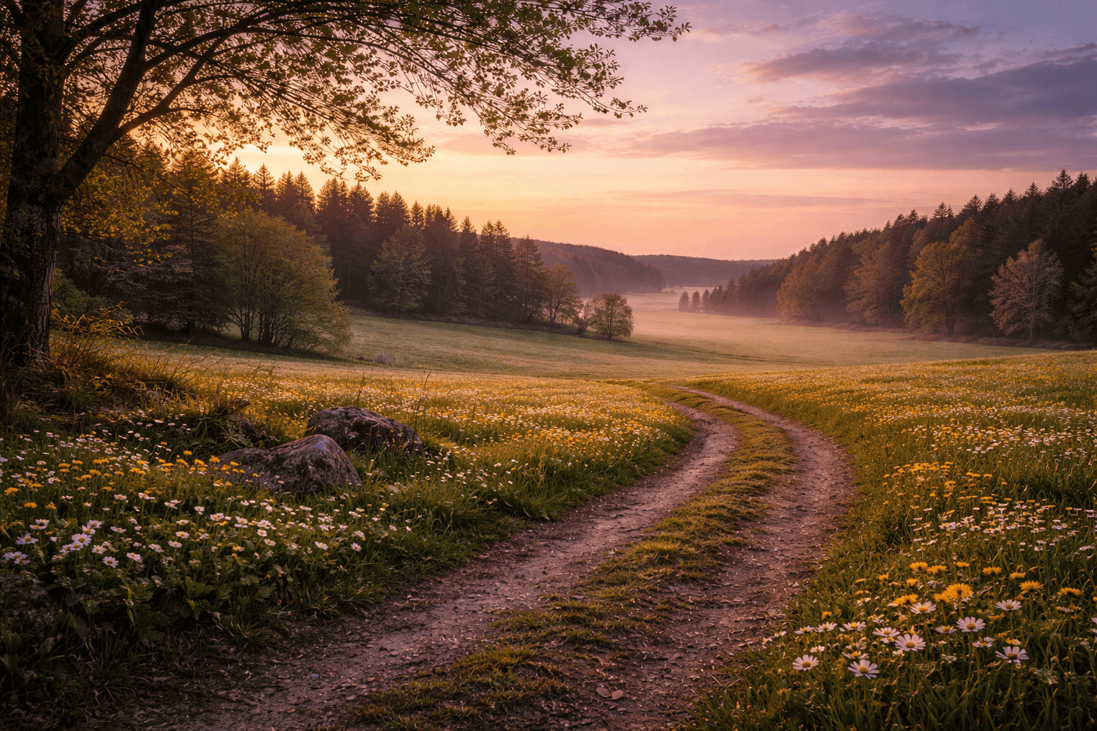 Skymning över Falköping